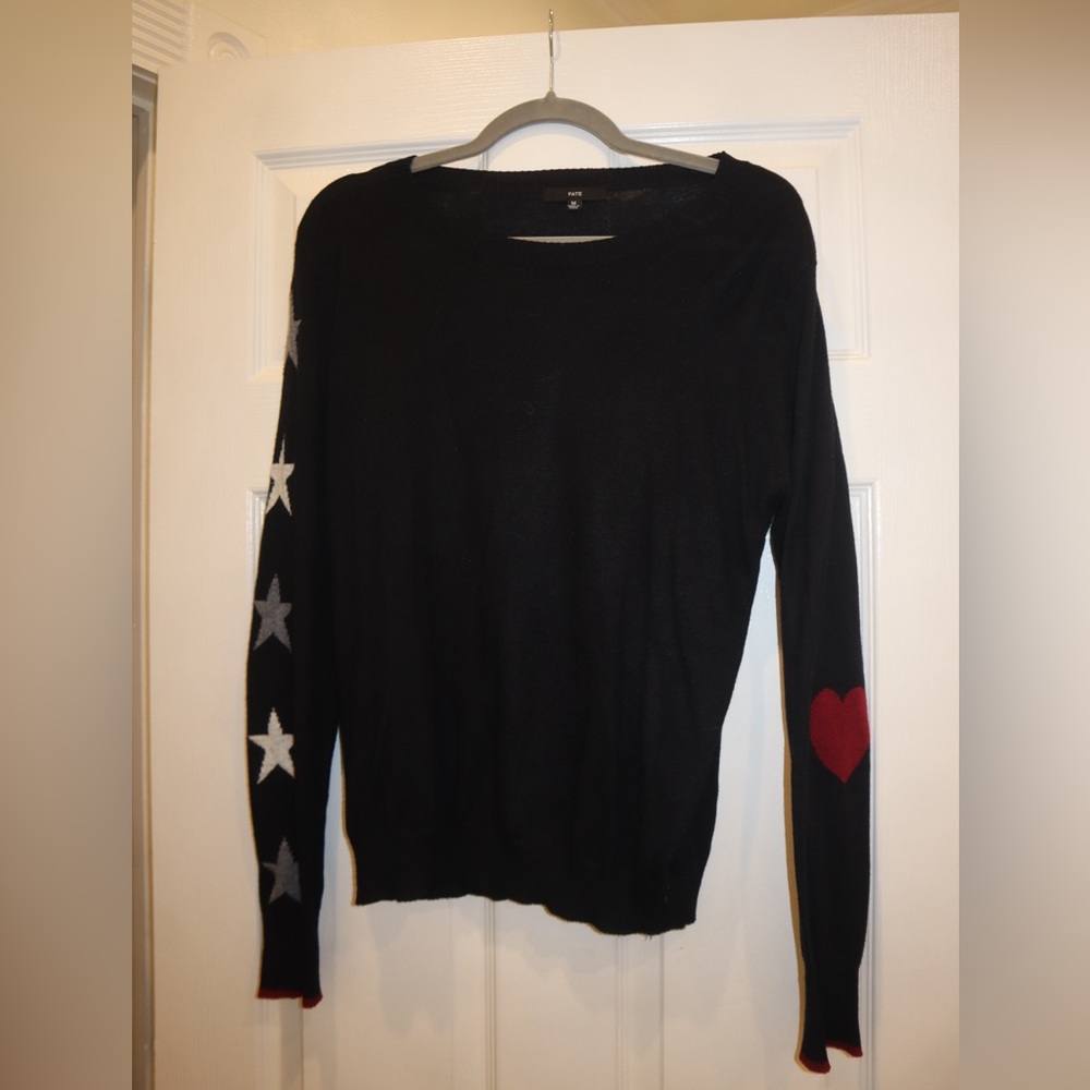 Fate Size M Black Lightweight Sweater